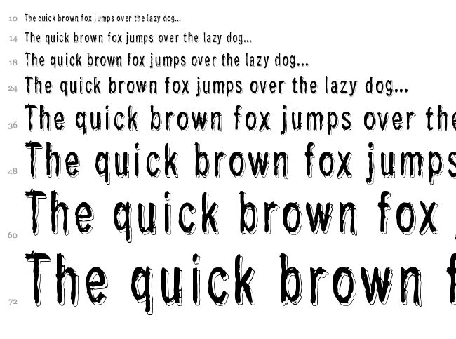 Last living souls font waterfall